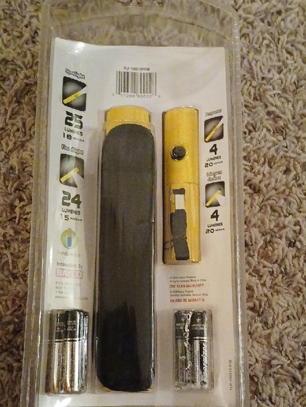 Yellow LED Work Light Set - 2 Pack - Picture 2 of 4